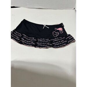 Basic Universal Baby GIrl Mini Skirt with G-string intimate size S NWT